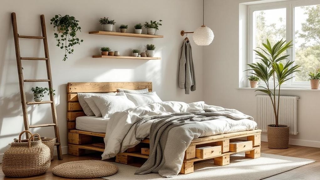 creative homemade bedroom furnishings