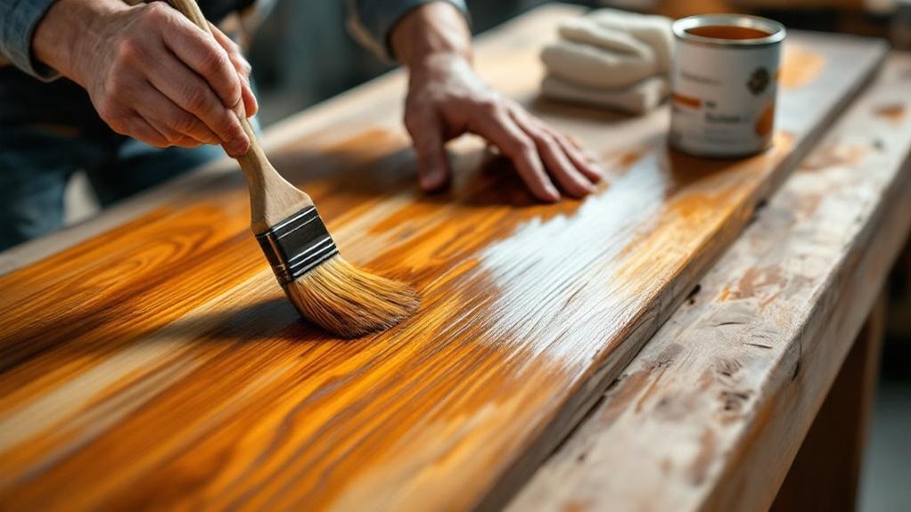 professional wood staining techniques